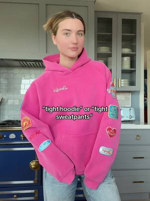 both seem terrible.. #tighthoodie #tightsweatpants #oversizedhoodie #hoodie #clothes 