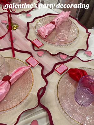Replying to @M galentine’s party decorating & prep video is hereeee 💄🎈💘🤍💋🕯️  #galentinesday #galentines #galentinesparty #galentinesdecor #valentinesdecor @De Soi @elfcosmetics @eos Products @OLIPOP @drinkpoppi 