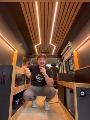 Caming campervan! (Its not for me) im building it to be a rental van! #arcraiders #gaming #camping #campervanconversion #DIY