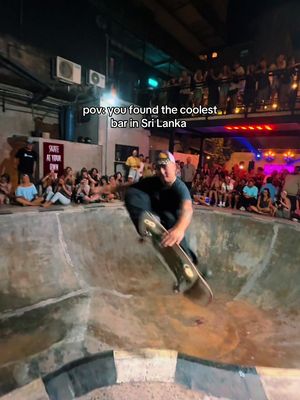 skatepark in the bar?! say less📍Lamana  #ahangama #skatepark #srilanka #🇱🇰