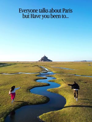 The castle from Tangled is a real place and it is just 3 hours away from Paris!!  🔗 Comment GUIDE to get my Mont St Michel blog for best photo spots 📍 Mont Saint-Michel, France How to reach there!! 🚗 From Paris: Take a scenic drive (about 4 hrs) or hop on the TGV from Paris-Montparnasse to Rennes (2 hours), then catch the KEOLIS bus to Mont Saint-Michel (1 hr 10 mins). 🚌 From Rennes: Simply take the bus directly to Mont Saint-Michel, which takes around 1 hr 10 mins. ❤️ Share this with someone you would love to visit with. #montstmichel #beutifuldestinations #normandie #francetravel #uktravelblogger  Mont Saint-Michel | Fairytale places to visit in Europe | Normandy things to do | Places to visit in Normandy | Tidal Island