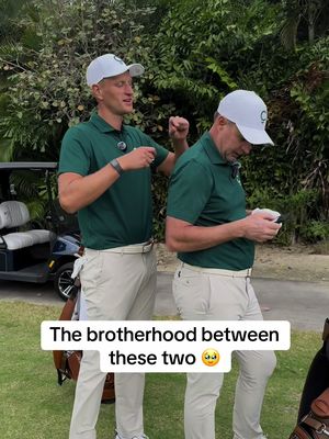 Can’t get enough of these two 😂 #golftok #livgolf #cleeksgolfclub 