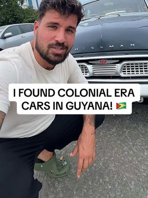 🇬🇾I found some old colonial era cars in Georgetown Guyana that are in perfect condition! They can sell at auction for 2million Guyanese $  #travel #traveltok #guyana #guyana🇬🇾 #guyanatiktok🇬🇾 