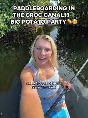 The big potatoes were WILD today 😂 Follow along to see what else I find in the Croc Canal this month…👀🐊 #crocodile #manatee #bigpotato #LearnOnTikTok #TikTokLearningCampaign   
