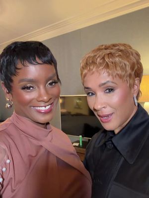 A relationship money can not buy!  She’s the best @Golda Rosheuvel 💕💕 #dionnesmith #goldarosheuvel #friendship #bridgerton #queencharlotte 