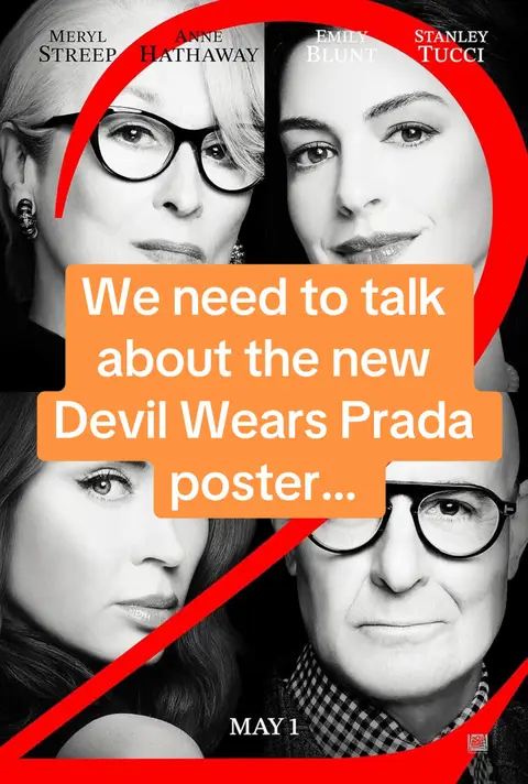 From airbrush overload to typography troubles, the new Devil Wears Prada 2 poster is raising some eyebrows. What do you think of the design? 