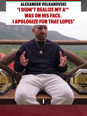 Alexander Volkanovski sitting on Diego Lopes’ face…so brutal Volk had to release an apology.🙏😭