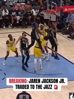 Grizzlies are trading Jaren Jackson Jr. to the Jazz, per Shams Charania 🚨 #NBA #basketball #jarenjacksonjr #grizzlies #nbabasketball 