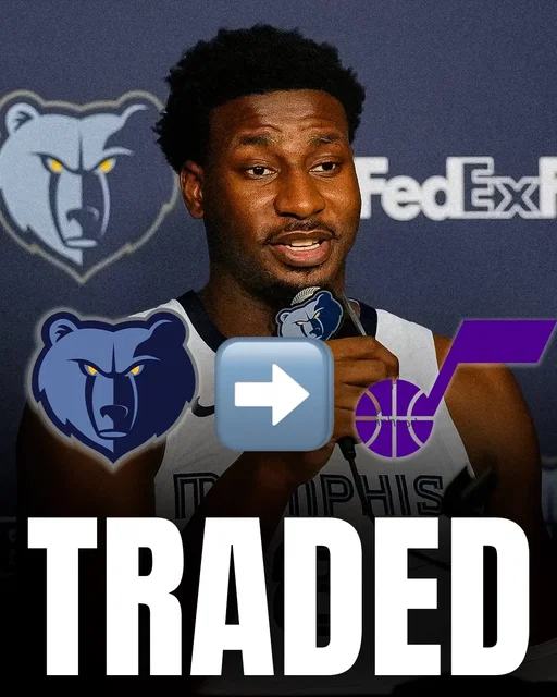 What a SHOCKING move for the Jazz 👀 Can this gigantic lineup make some noise? 🤔 #jarenjacksonjr #utahjazz #memphisgrizzlies #nbatrade #nbatrades 