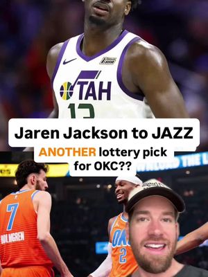 Jaren Jackson to Jazz BUT Thunder likely get ANOTHER 1st Round Draft pick 😳 #NBA #okcthunder #utahjazz #jarenjackson #nbadraft 
