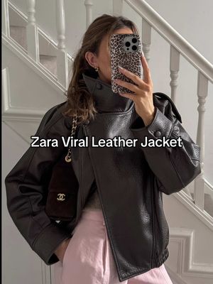 Zara giving YSL with this viral brown leather jacket 😮‍💨 The quality is so good! Here’s 5 ways I’m styling this Zara leather jacket.  #zara #zarahaul #zaraviraljacket #zaraleatherjacket 