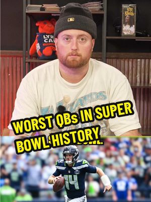 Who is the worst quarterback to start in #SuperBowl history? ⤵️ #nfl #sports #football #seahawks 
