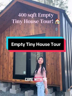 Can’t wait to share more as I furnish and build out the space!  #tinyhouse #tinyhousetour #housetour #tinyhome #airbnb 