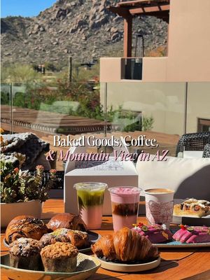 New Cafe at Four Seasons Scottsdale called “Desert Orchard.” They serve baked goods as well as healthy eats and fresh coffee! You can buy it to go or enjoy it on the property on their gorgeous balcony. #arizona #cafe 