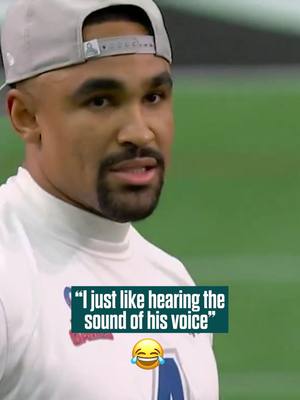 Jason Kelce misses hearing Jalen talk 😭 #eagles #nfl #jalenhurts #ProBowl #jasonkelce 