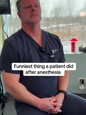 Fly fishing under anesthesia! #fyp #oralsurgeon #funny
