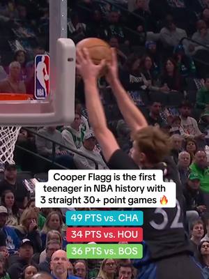Cooper Flagg makes history 😮👏 #NBA #basketball #mavs #cooperflagg 