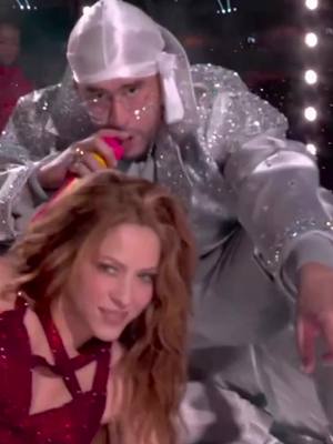 throwback to when #shakira brought out #badbunny at Super Bowl LIV 🔥 #nfl 