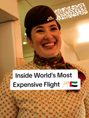 Inside World's Most Expensive Flight 🥂🇦🇪 #expensive #first #class #abudhabi🇦🇪 #travel 