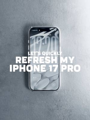 Refreshing my iPhone 17 Pro New Screen Protector ✅ New Case ✅ #iphone17pro #iphone17 #apple #ios26 #spigen 