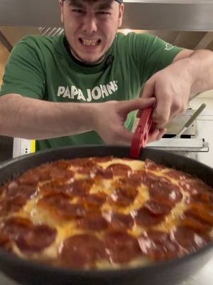 @papajohns is setting the pan pizza standard #ad