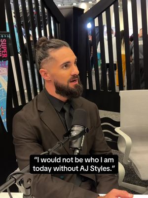 Seth Rollins on AJ Styles 🫶 #ajstyles #sethrollins #WWE #wrestling #SuperBowl 