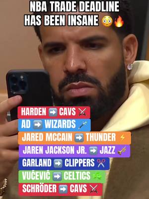 NBA TRADE DEADLINE IS GOING CRAZY 😭  #NBA #nbabasketball #basketball 
