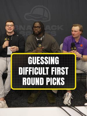 Guessing Insanely  Hard 1st Round Picks w/ Shaq Lawson 🏈 #trivia #sportstrivia #nfl #SuperBowl #nfldraft #snapbacksports