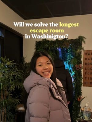 Will we escape the longest escape room in Washington? @Sure Lock Escapes #escaperoom #experience #seattle #washington #activites 