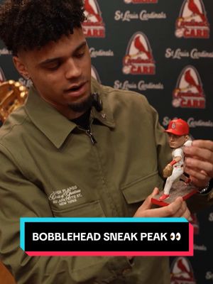 “Whoever gets this, you gotta send me a shoutout on DMs" -Masyn Winn #giveaway #baseball #MLB #cardinals