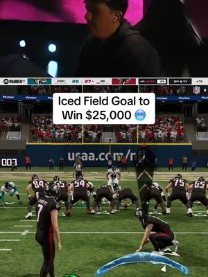 Could you make this kick for $25,000? #Madden26 #NFL #Gaming 