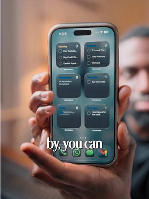 Here’s how to setup a simple checklist with reminders on your Home screen! #iphone #iphonehacks #productivity #ios #apps 