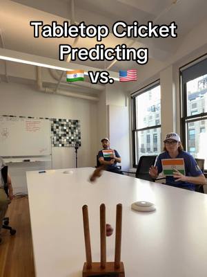 USA faces India in the T20 World Cup on Saturday. Here is our official table top cricket prediction on how the match will go. #cricket #tabletopcricket #t20 #india #usa 