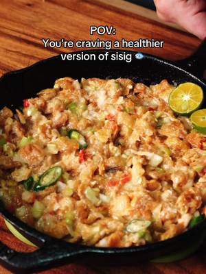 Crispy Salmon Sisig 🐟 AKA the best, healthiest sisig you’ll ever have! 🙌 #sisig #filipino #FoodTok 