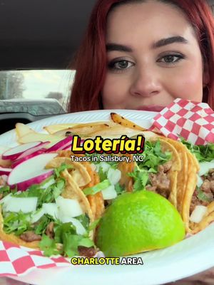 🌮 Lotería! - Mexican Street Food in Salisbury, NC We spent a few hours in Downtown Salisbury after visiting an art show down the street. After walking by this storefront we knew we had to try it. The family is from Guanajuato, Mexico, and they had one of the first food trucks in the area on Mooresville Road called Taqueria Guanajuato.  Unfortunately, when their father passed away, the mom Maria Irma Alonso Jaramillo and her kids had to take over.  They were able to open their own restaurant called Taqueria Guanajuato that is still open in Salisbury now, but her son Guerrero Alonso decided to open his own restaurant in Downtown Salisbury to provide for his family. Lotería opened almost 2 years ago and it’s the definition of a “hidden gem”. Decorated in bright colors and mementos from Mexico, it’s a takeout spot that burned a memory in my mind. The idea is that you can grab some great street food, and enjoy the park and downtown area.  Everything is made by hand and the tortillas, meat and salsa were unbelievable. I even say without thinking “it tastes like somebody’s mom made it!” I don’t really care if you say “That’s not in Charlotte!” “That’s too far away!” “I’m not going out there!” okay well you’re missing out and more tacos for me. I will 100% be driving out there just to get these again.  #charlotte #salisbury #WhereToEat #tacos #honestreview 