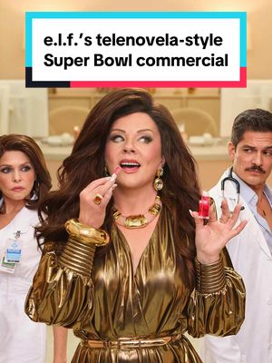 As @JLO once said, “mi gente Latino!” 🫡 After @Bad Bunny challenged Americans to learn Spanish before his #SuperBowl halftime show, @e.l.f. Cosmetics responded with a two-minute telenovela-style ad starring Melissa McCarthy. In the streaming-only @Peacock spot titled “Melísa,” McCarthy crashes her car and wakes up in a telenovela where she must learn to roll her Rs with help from actor Nicholas Gonzalez and e.l.f.’s Glow Revolver Lip Oil, all while being taunted by telenovela villain Itatí Cantoral. Agency: @72andSunny  #makeup #cosmetics #elf #telenovela  