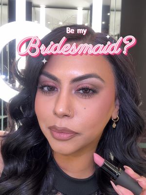 Be my bridesmaid? 💕 💍 #maccosmeticscanada #maccreator #macpowderkiss #macbemybridesmaid #lipcombo @M·A·C Cosmetics Canada @M·A·C Cosmetics @M.A.C Cosmetics Store 