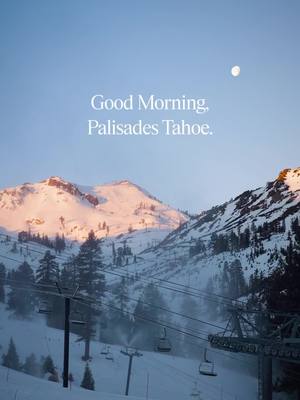 Good morning @palisadestahoe ❄️💚 For all our morning people on the slopes, we are sampling today at First Tracks from 8am - 9am at Red Dog Lift. But if you don’t make first chair, no worries, you can find us at the Funitel Plaza from 9am - 12pm. Happy shredding