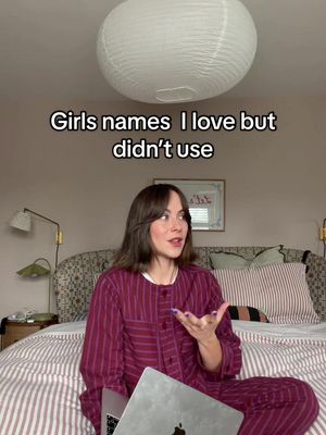 Baby girls names we loved but didn’t use 💖 she was always our Marnie Bloom 🌸 baby boys list is two videos down 🫶🏼 #motherhood #babynames #girlsnames #babygirlnames 