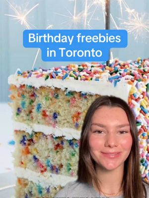 Free treats make your birthday even sweeter 🎂 #free #food #toronto 