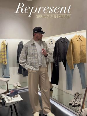 Spring Summer 2026 with @Represent Clo - Link in the bio to check out the new releases ⚜️ #fyp #represent #mensfashion #StreetFashion #outfitinspo 