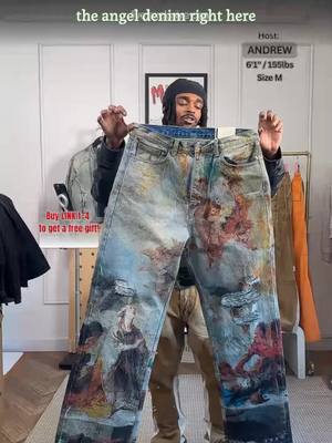 mnml Ultra Baggy Angel Denim - Multi