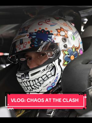 The VLOG is back! New Chaos at The Clash episode drops 2/5 at 6pm ET on my YouTube channel! 🍿 #nascarclash #bowmangraystadium #racing