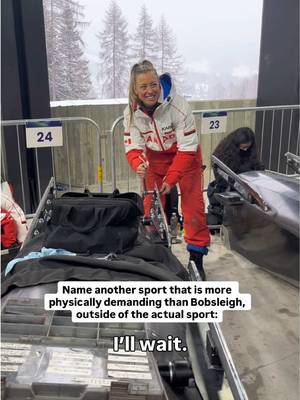 We work, and we work, and we laugh, and we work! . . Bobsleigh is a grind! Don’t know a sport that takes more effort behind the scenes than this one! #bobsleigh #wintersports #winterolympics #teamcanada