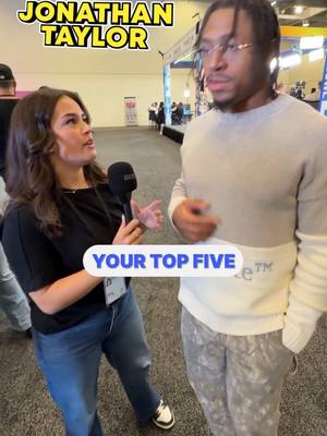 Jonathan Taylor's Top 5 RBs in the NFL right now 😤 Should he have added himself to his list? #SBLX #jonathantaylor #indianapoliscolts #nfl @_kendallvalenzuela