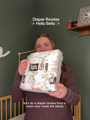 @Hello Bello checks all the boxes when it comes to convenience, materials, and sustainability! #hellobello #diaperreview #diapers #momtok #hellobellopartner 