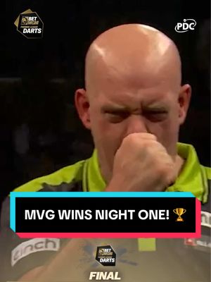 Michael van Gerwen defeats Gian van Veen 6-4 in Newcastle to win Night One of this year’s Premier League! 🏆