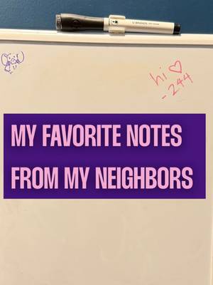 “Sorry about the noise” + a drink?? 10/10 neighbor behavior