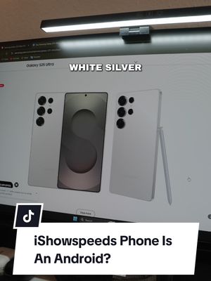 What Phone Does iShowspeed Use? #samsung #samsunggalaxy #s25ultra #android #techtok 