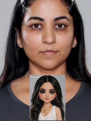 heard everyone has a Blythe doll, here’s mine 🫶 #blythe #blythedoll #makeup #makeuptransformation #makeuplook 